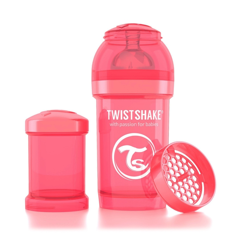 TWISTSHAKE DOSIFICADOR 2X100ML CORAL