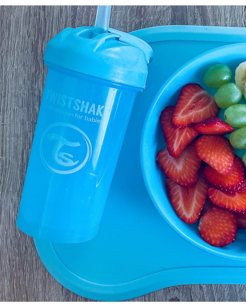 TWISTSHAKE TAZA CAÑITA 360ML PASTEL AZUL