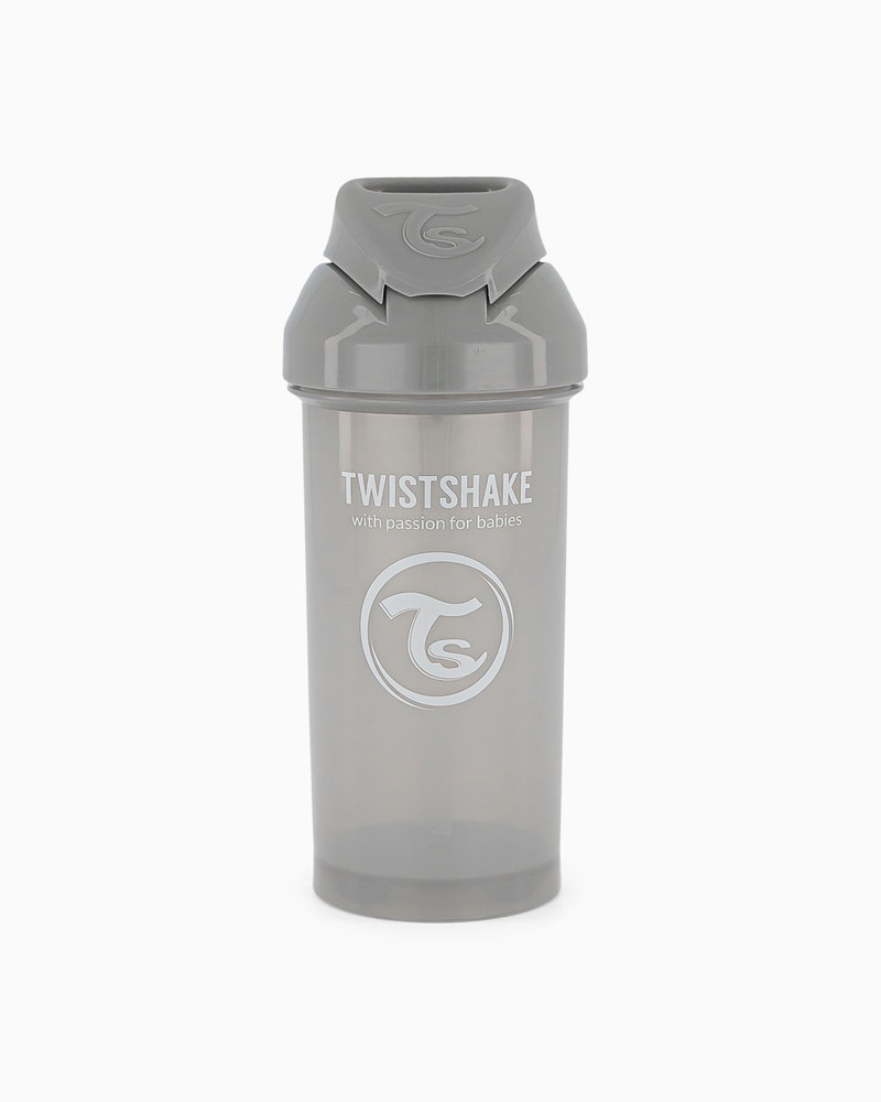TWISTSHAKE TAZA CAÑITA 360ML PASTEL GRIS