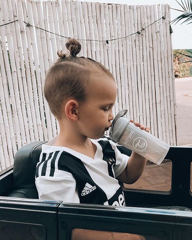 TWISTSHAKE TAZA CAÑITA 360ML PASTEL GRIS