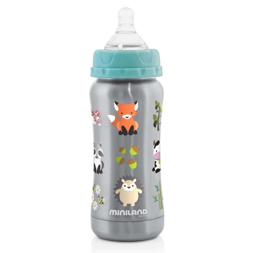 BOTELLA TERMICA THERMOBABY SILVER 180ML