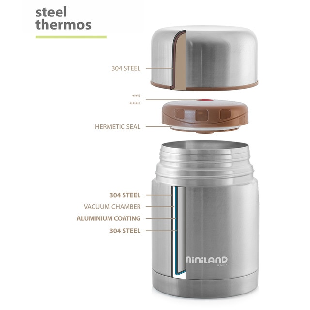 TERMO SOLIDOS STEEL 600ML