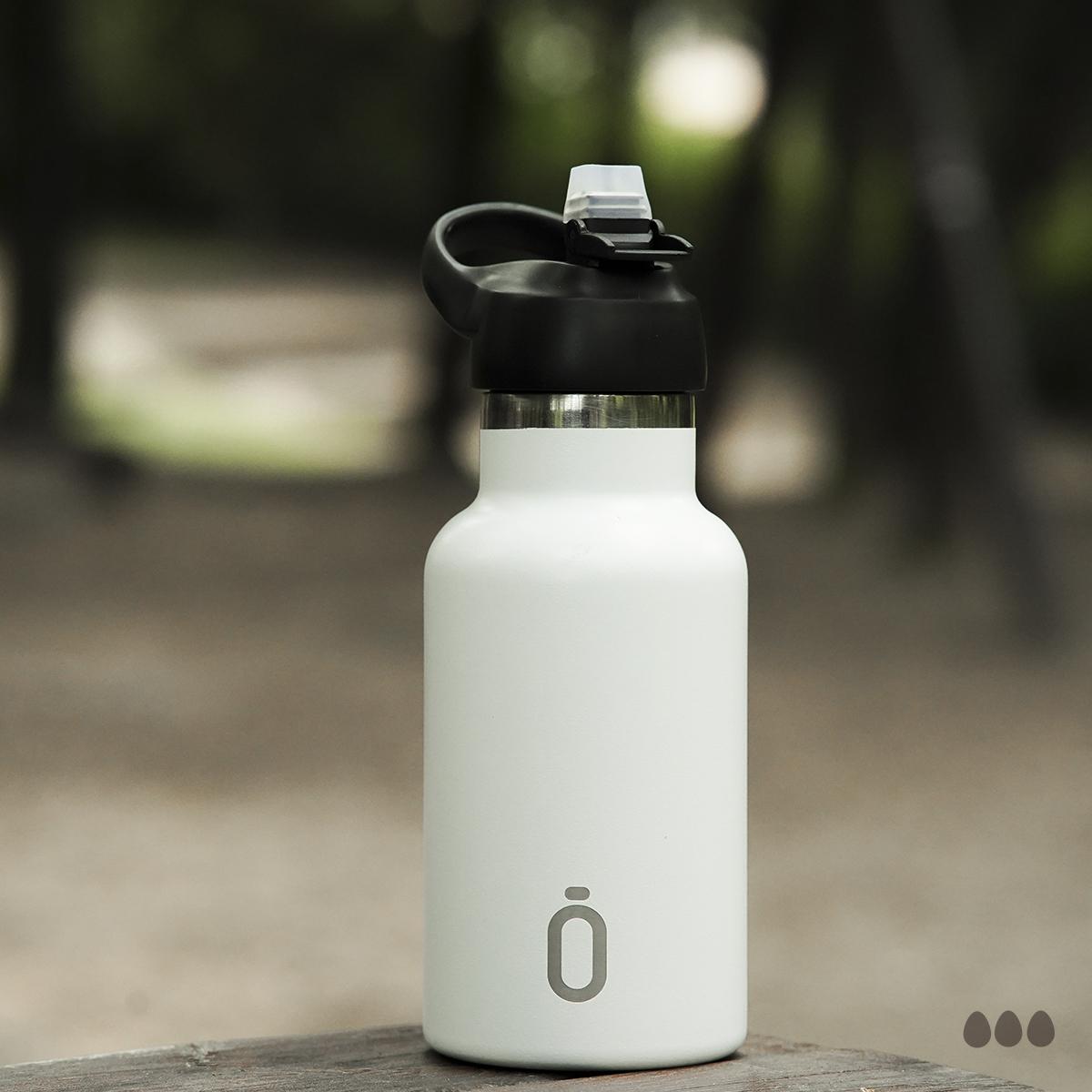 BOTELLA TERMICA RUNBOTT 350ML BLANCO TAPON SPORT