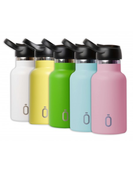 BOTELLA TERMICA RUNBOTT 350ML BLANCO TAPON SPORT