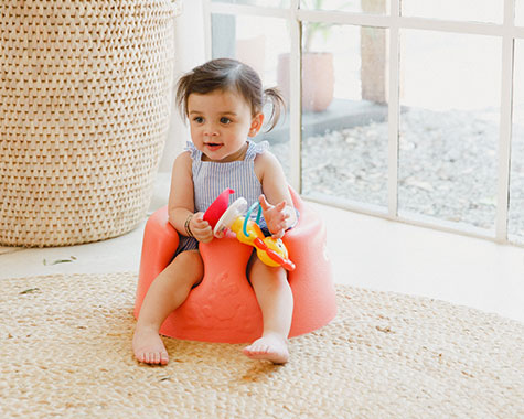 BUMBO FLOOR SEAT CORAL