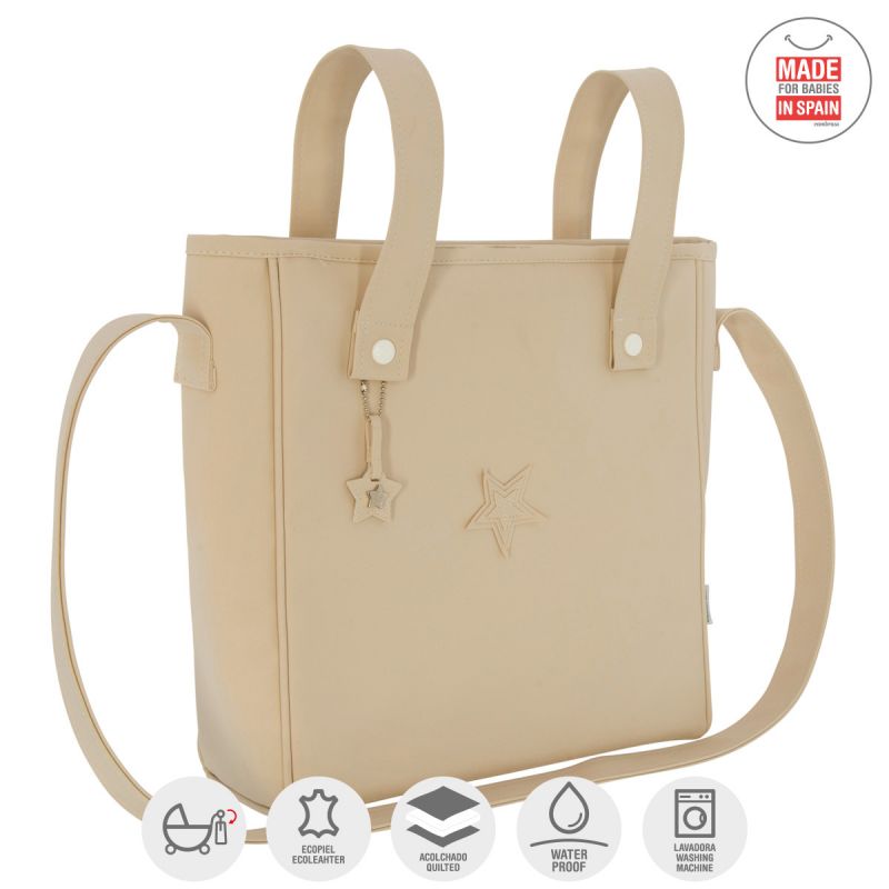 BOLSO PANIER MATE CAMEL 10X34X33 CM