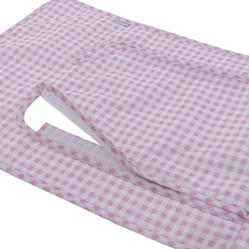 COLCHONETA SILLA UNIVERSAL VICHY ROSA 35X85X1 CM