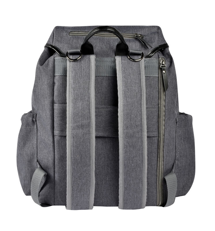 MOCHILA MATERNAL VANCOUVER GRIS OSCURO