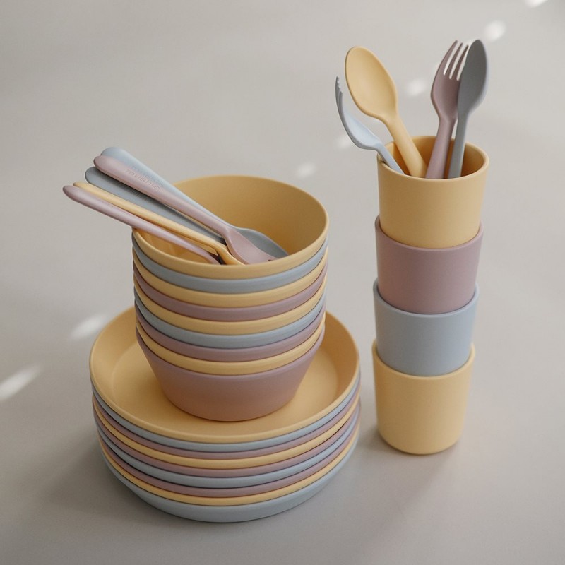 PACK TENEDOR Y CUCHARA SOLID SOFT LILAC