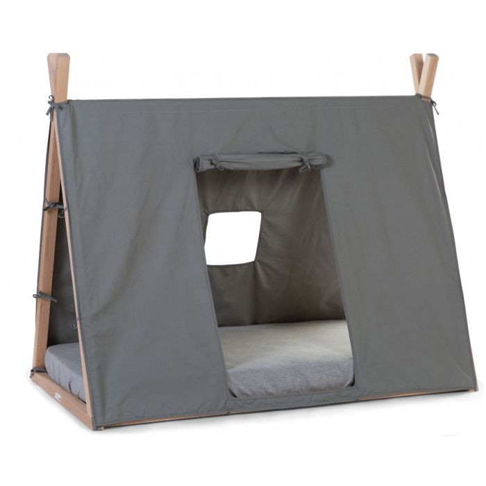 FUNDA PARA CAMA TIPI 140X70 GRIS