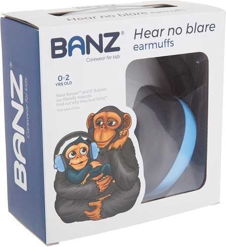 AURICULARES ANTIRUIDO BANZ BABY 0-3 AÑOS AZUL