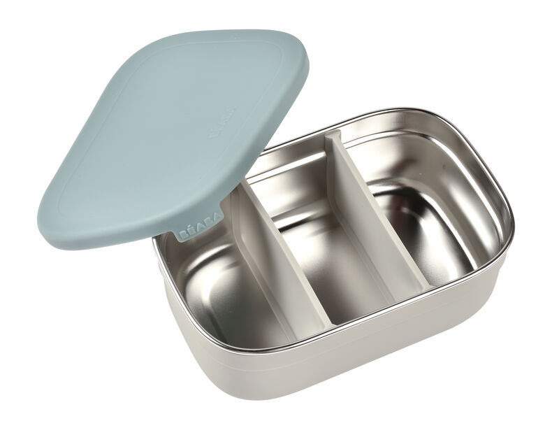 FIAMBRERA INOX LUNCH BOX GRIS/AZUL