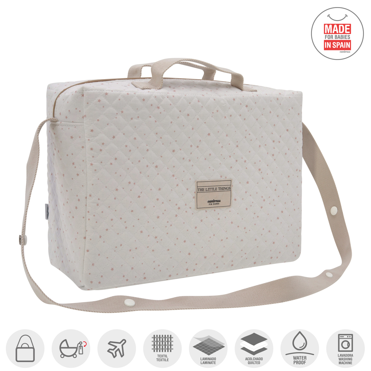 BOLSO MATERNAL TABELA ASTRI ROSA