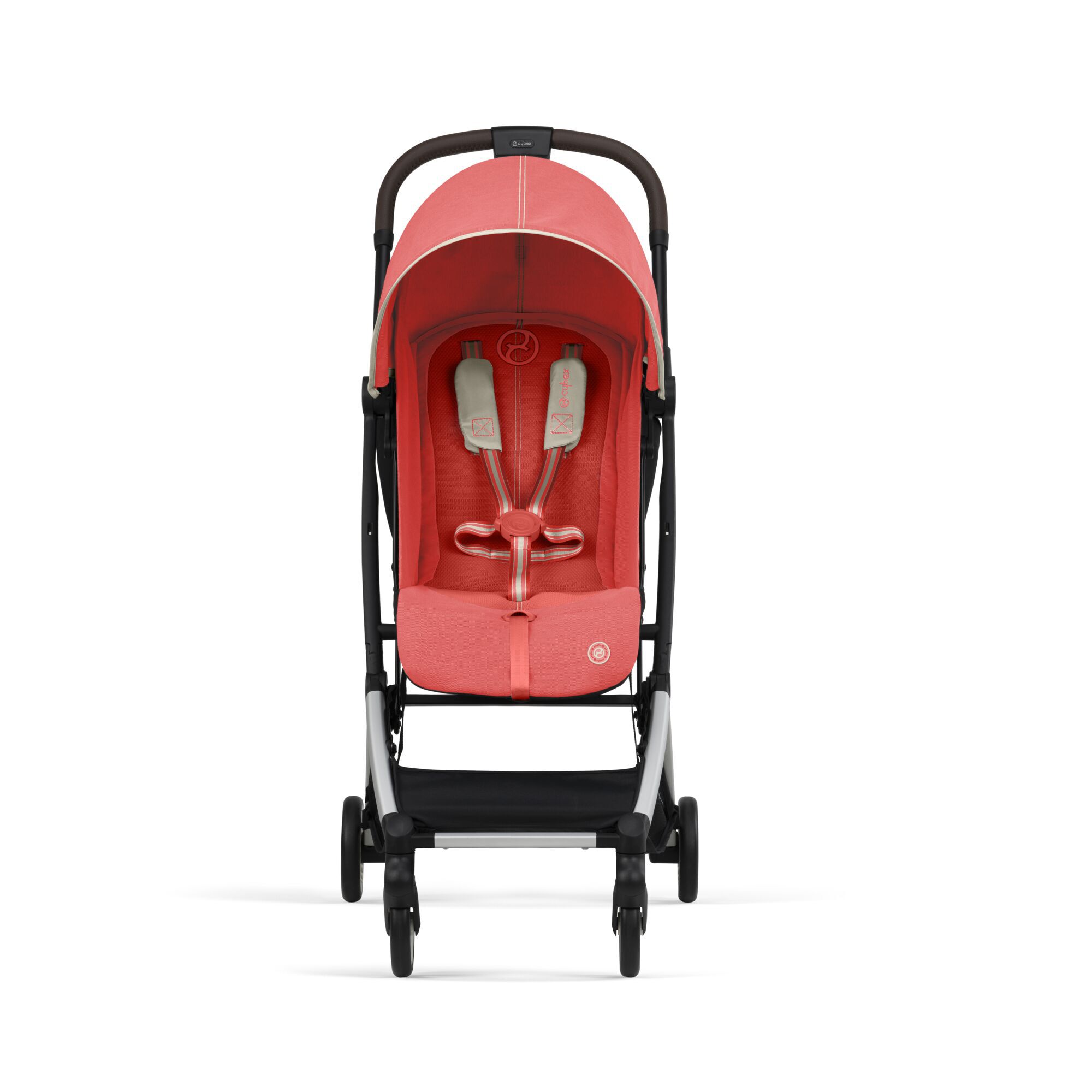 CYBEX ORFEO SILLA DE PASEO SILVER HIBISCUS RED