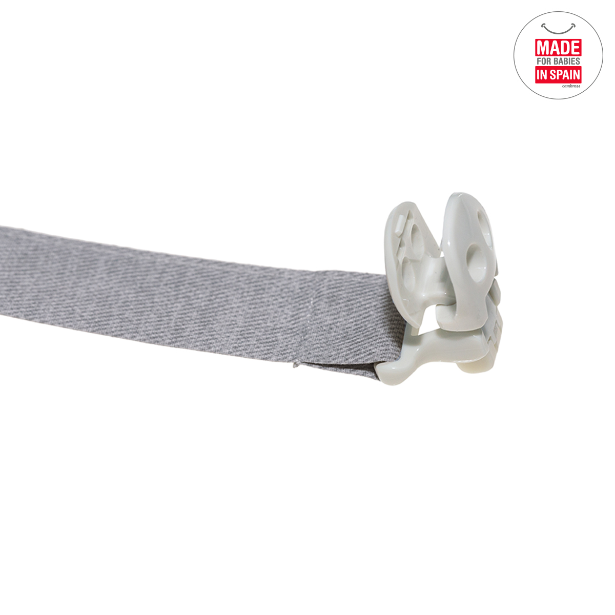 CADENA PARA BABERO DENIM GRIS