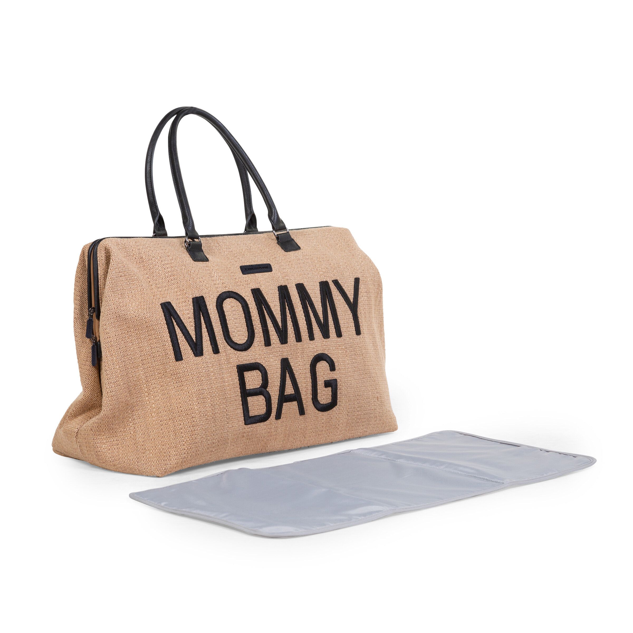 BOLSO MOMMY BAG GRANDE RAFFIA