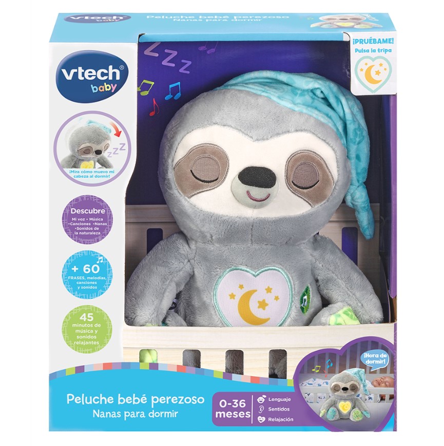 PELUCHE DE BEBE PEREZOSO NANAS PARA DORMIR