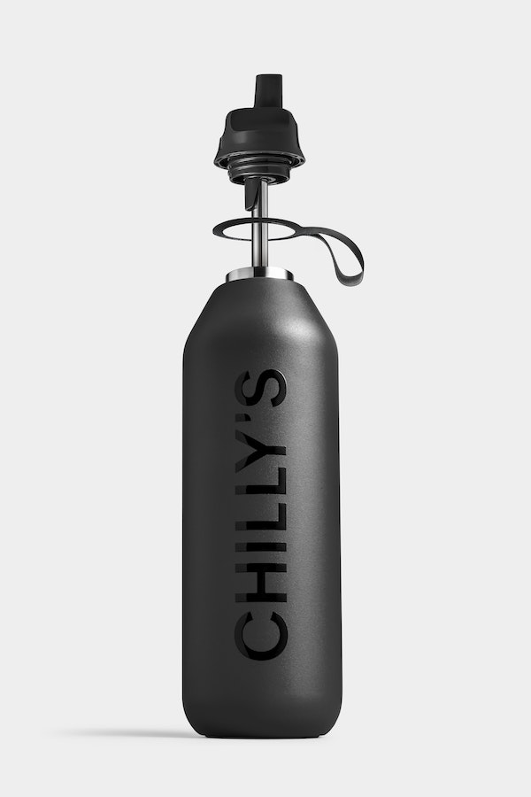 BOTELLA CHILLY´S SERIE 2 FLIP 1000ML NEGRO