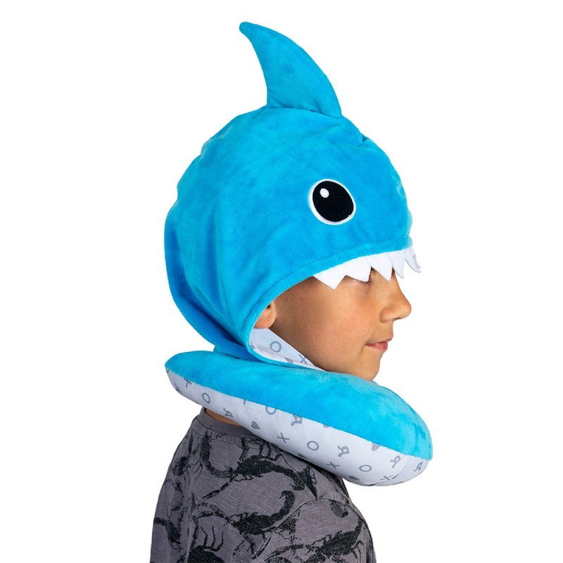 COJIN DE VIAJE HOODIE SHARK