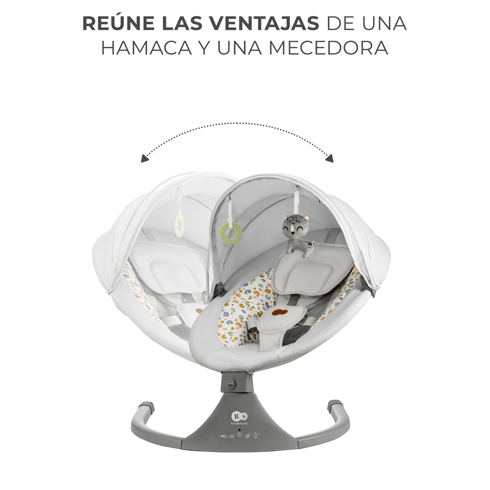 HAMACA COLUMPIO LUMI 2 GRIS CLARO