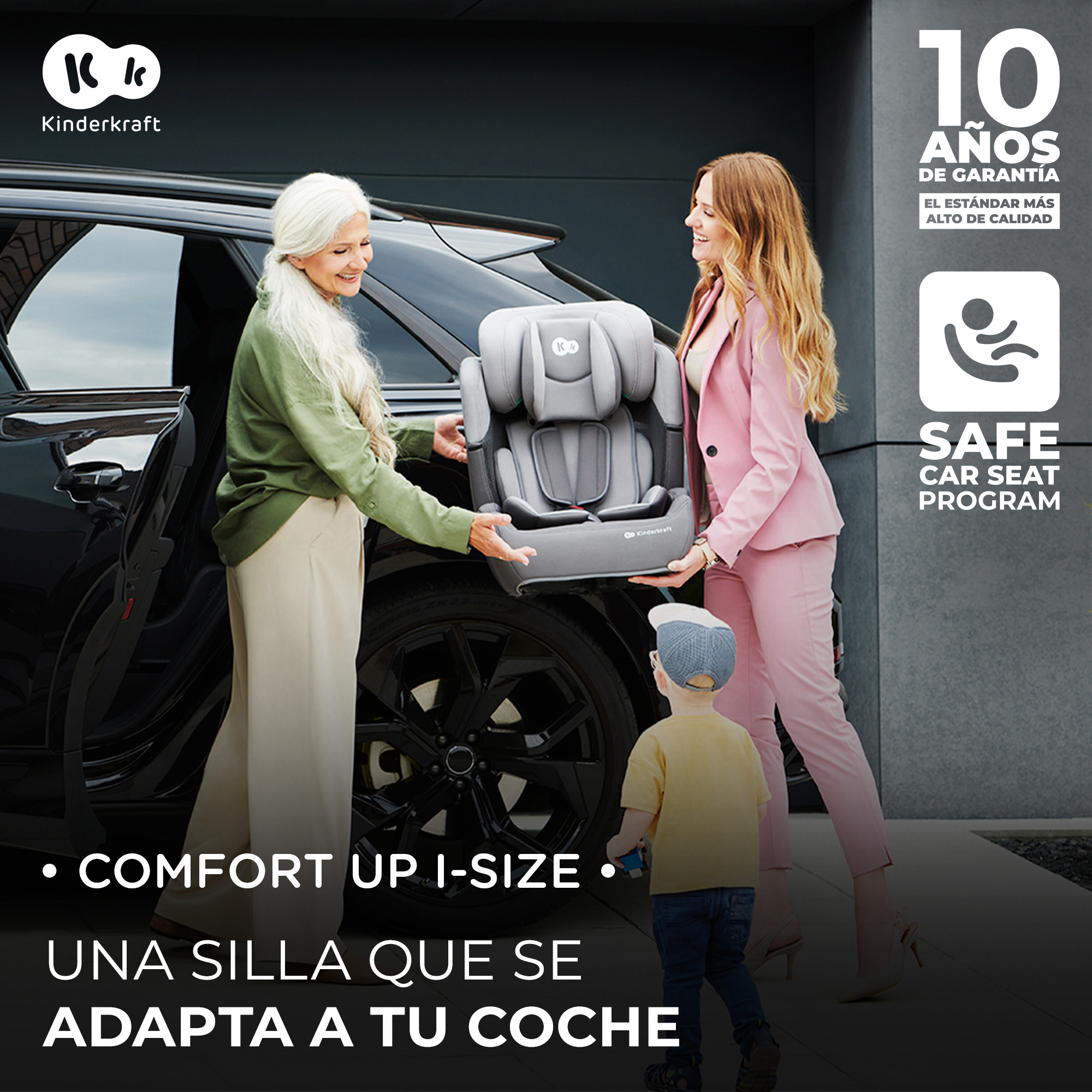 ELEVADOR COMFORT UP 76-150CM BLACK