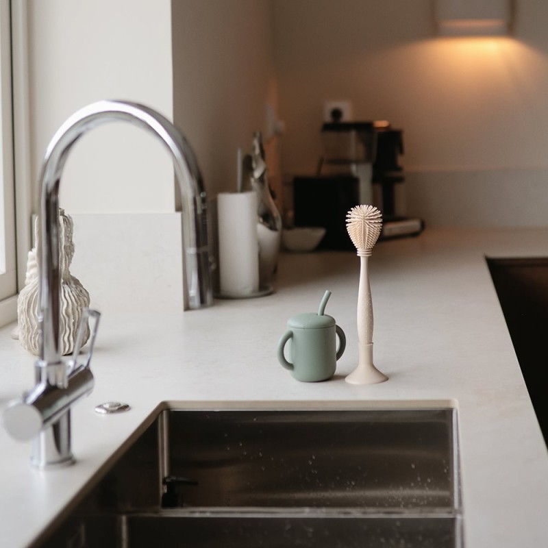 CEPILLO SILICONA PARA BIBERON SOLID CAMBRIDGE BLUE