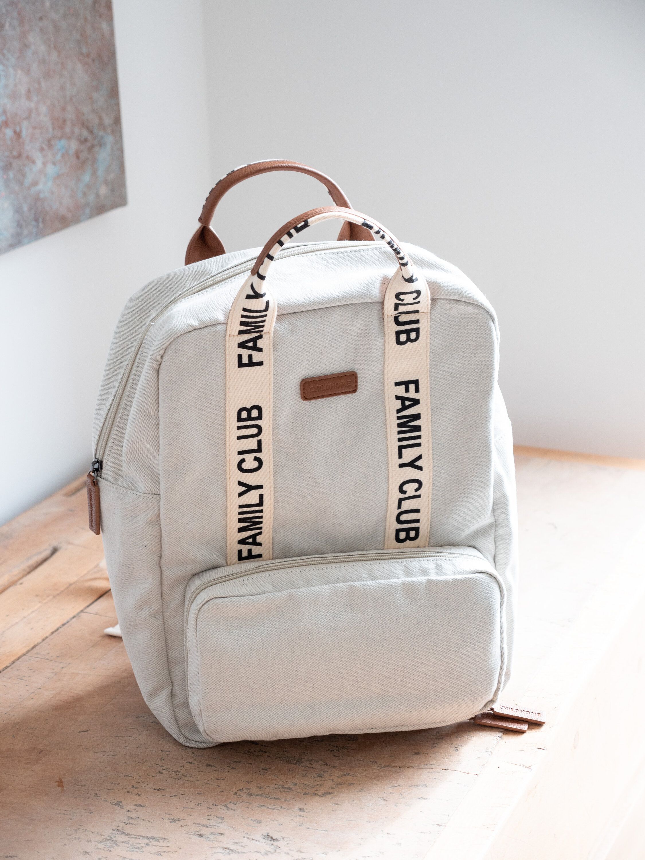 BOLSO MOCHILA FAMILY CLUB SIGNATURE GRIS