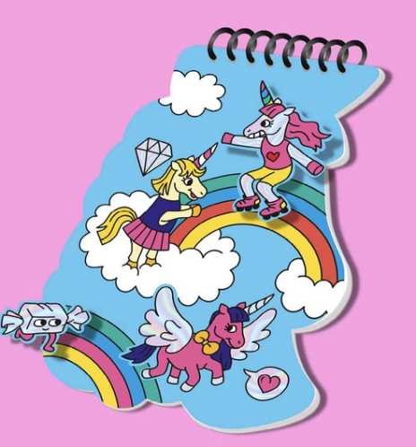 OMY LIBRETA DE PEGATINAS UNICORNIO