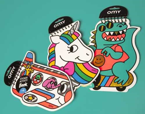 OMY LIBRETA DE PEGATINAS UNICORNIO