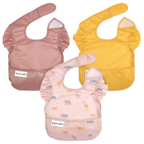 PACK 3 BABEROS PETITE+YELLOW+TAPEU 6-24M