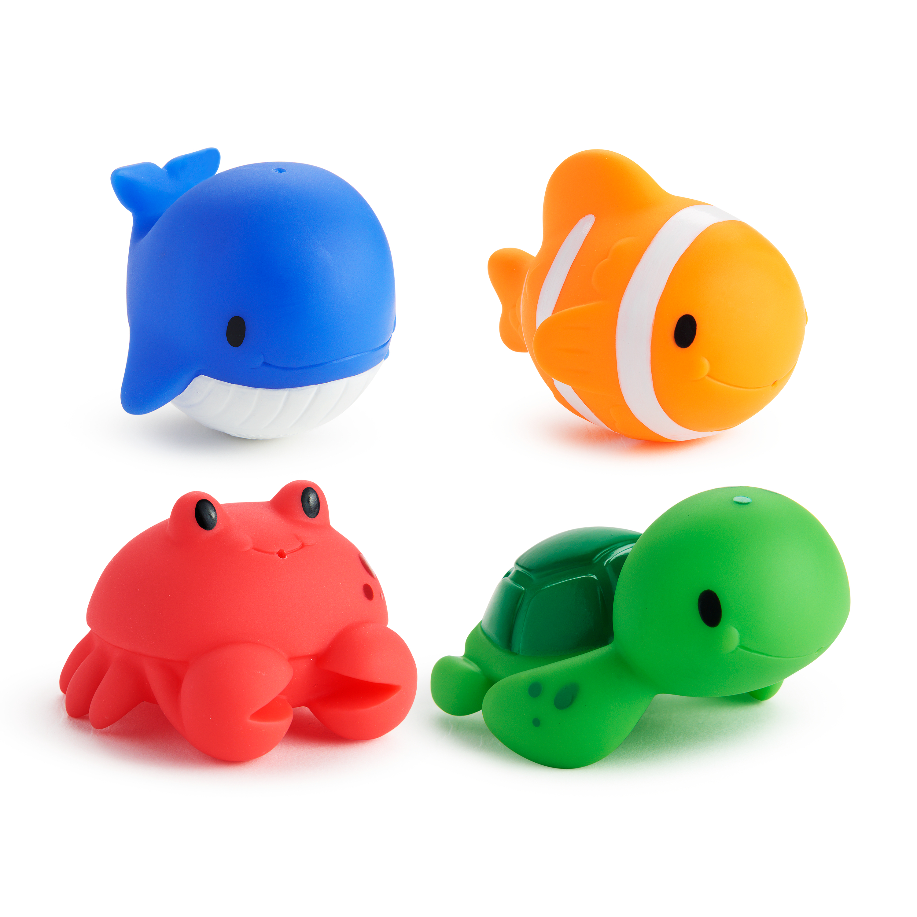 MUNCHKIN Pack Ocean - 4 unidades de animales marinos lanzachorros 