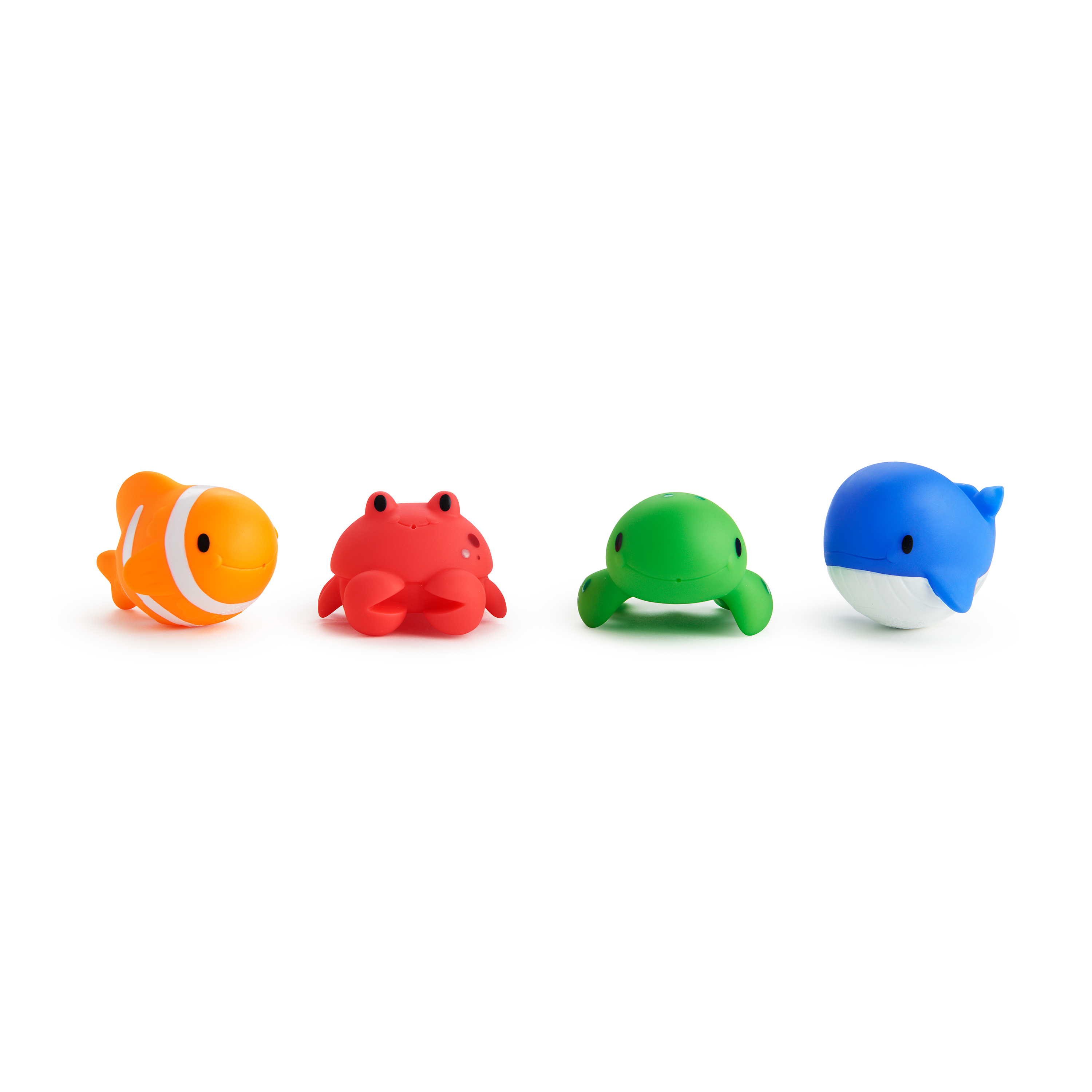 MUNCHKIN Pack Ocean - 4 unidades de animales marinos lanzachorros 