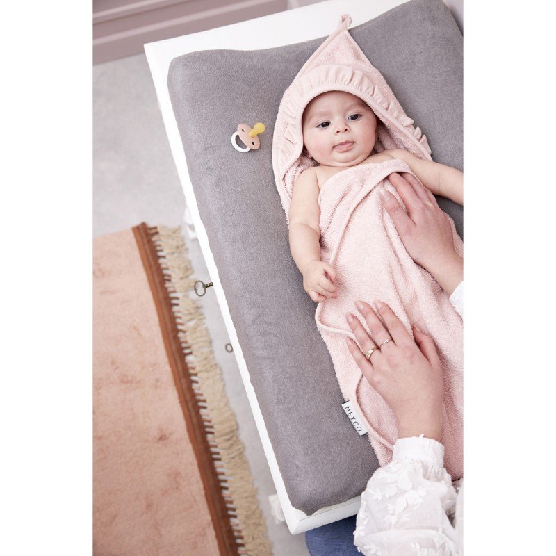 CAPA DE BAÑO VOLANTE 80X80CM ME-TERRY SOFT PINK