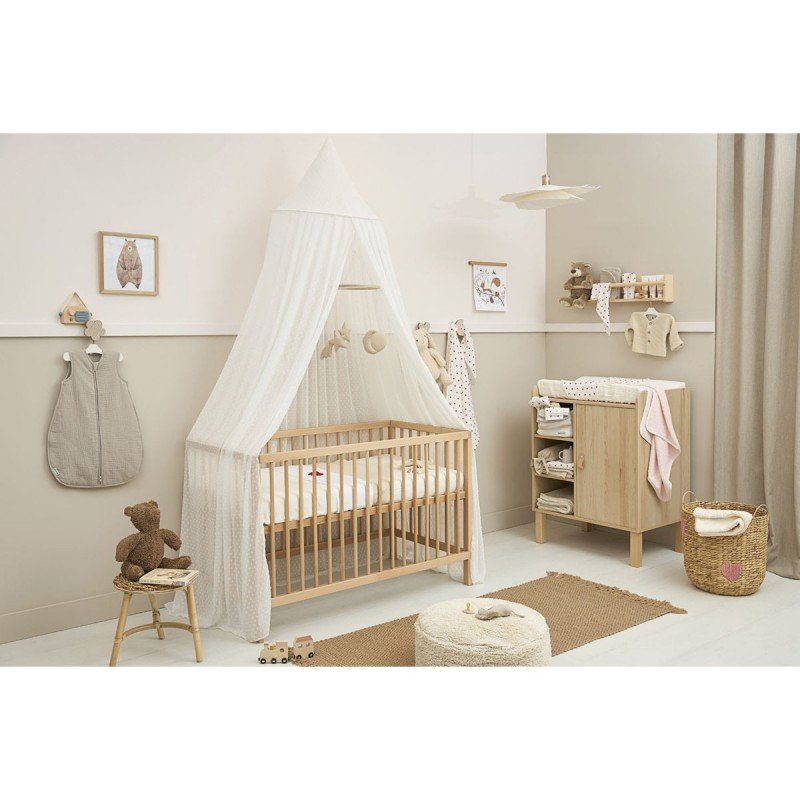 DOSEL DE CUNA 55X240CM ME-PLUME OFF WHITE