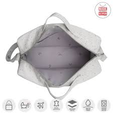 BOLSO MATERNAL TABELA ASTRA GRIS