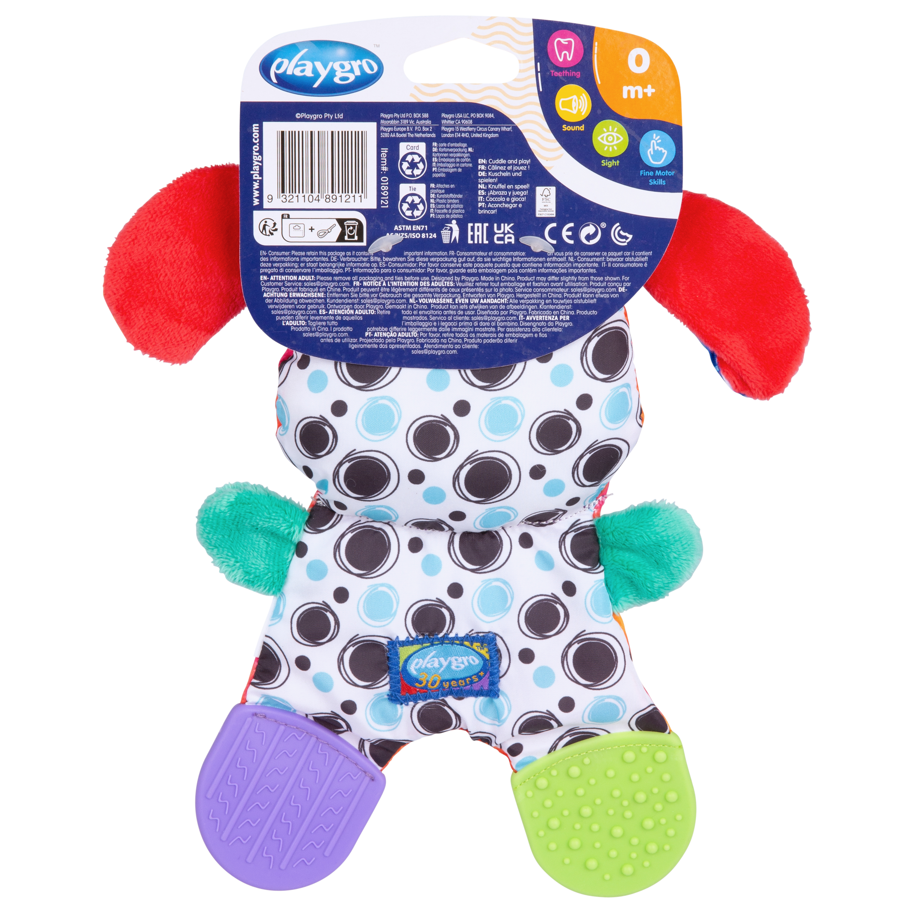 MANTITA MORDEDOR CRINKLE BLANKIE PENNY PUPPY