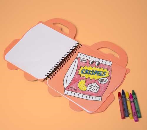 OMY LIBRO CON PINTURAS Y PEGATINAS YUMMY