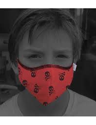 MASCARILLA FULI SKULL ROJO T.M