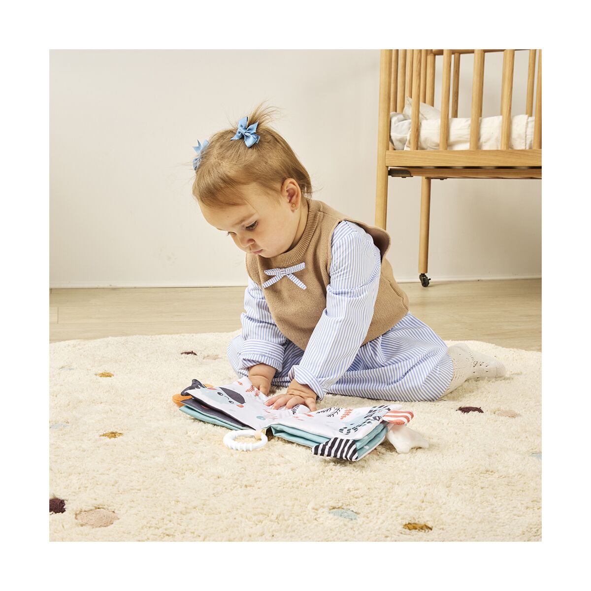 MINILAND SENSORIAL - LIBRO MARINO SUAVE DE CUNA