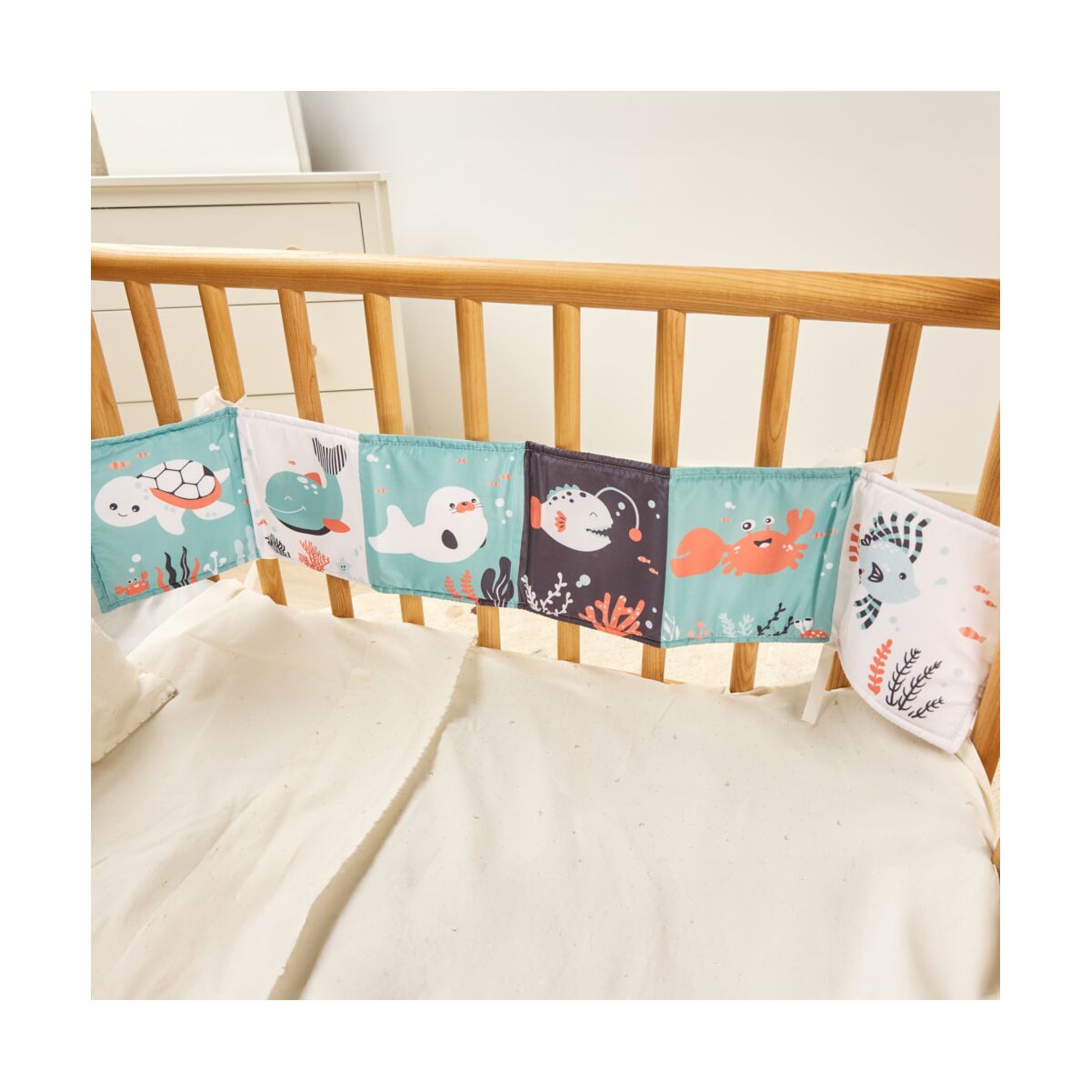 MINILAND SENSORIAL - LIBRO MARINO SUAVE DE CUNA