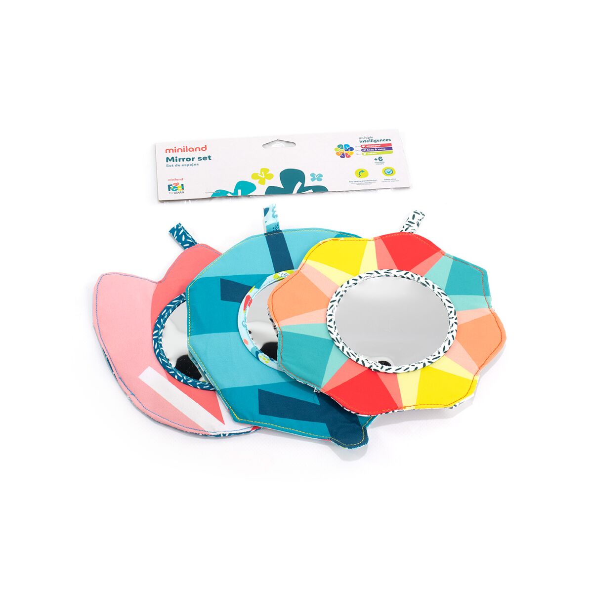 MINILAND SENSORIAL - SET 3 ESPEJOS