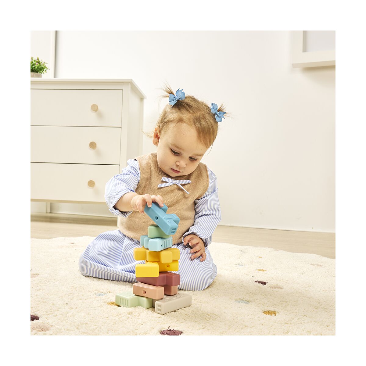 MINILAND SENSORIAL - SOFT ANIMAL BLOCKS