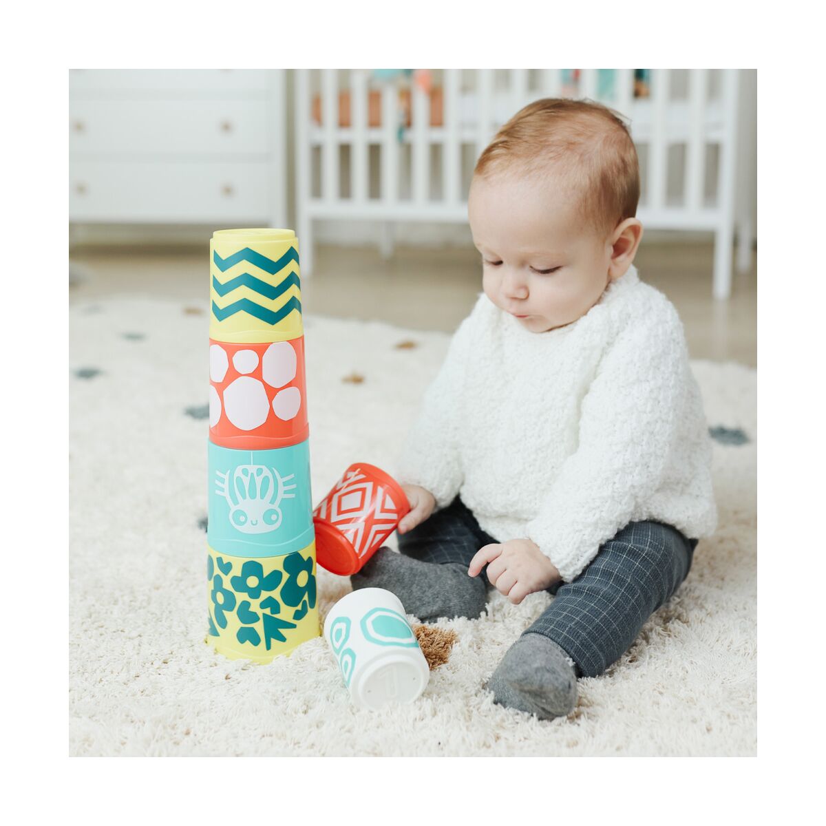 MINILAND SENSORIAL - STACKING CUPS 0-3