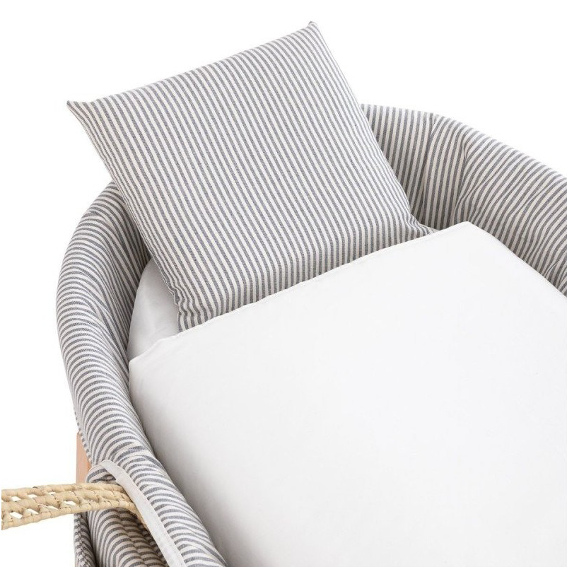 CAPAZO ACOLCHADO BEBE MIO CUCO PORTLAND RAYA GRIS/PIQUE +PATAS BALANCIN