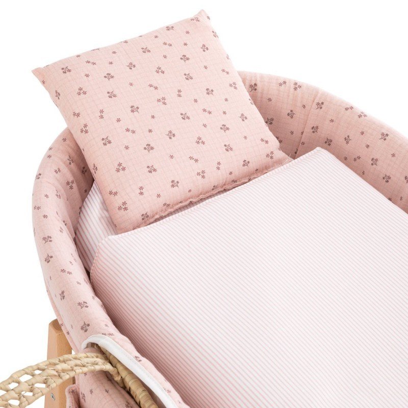 CAPAZO ACOLCHADO BEBE MIO CUCO OLIMPIA FLORES/RAYAS+PATAS BALANCIN