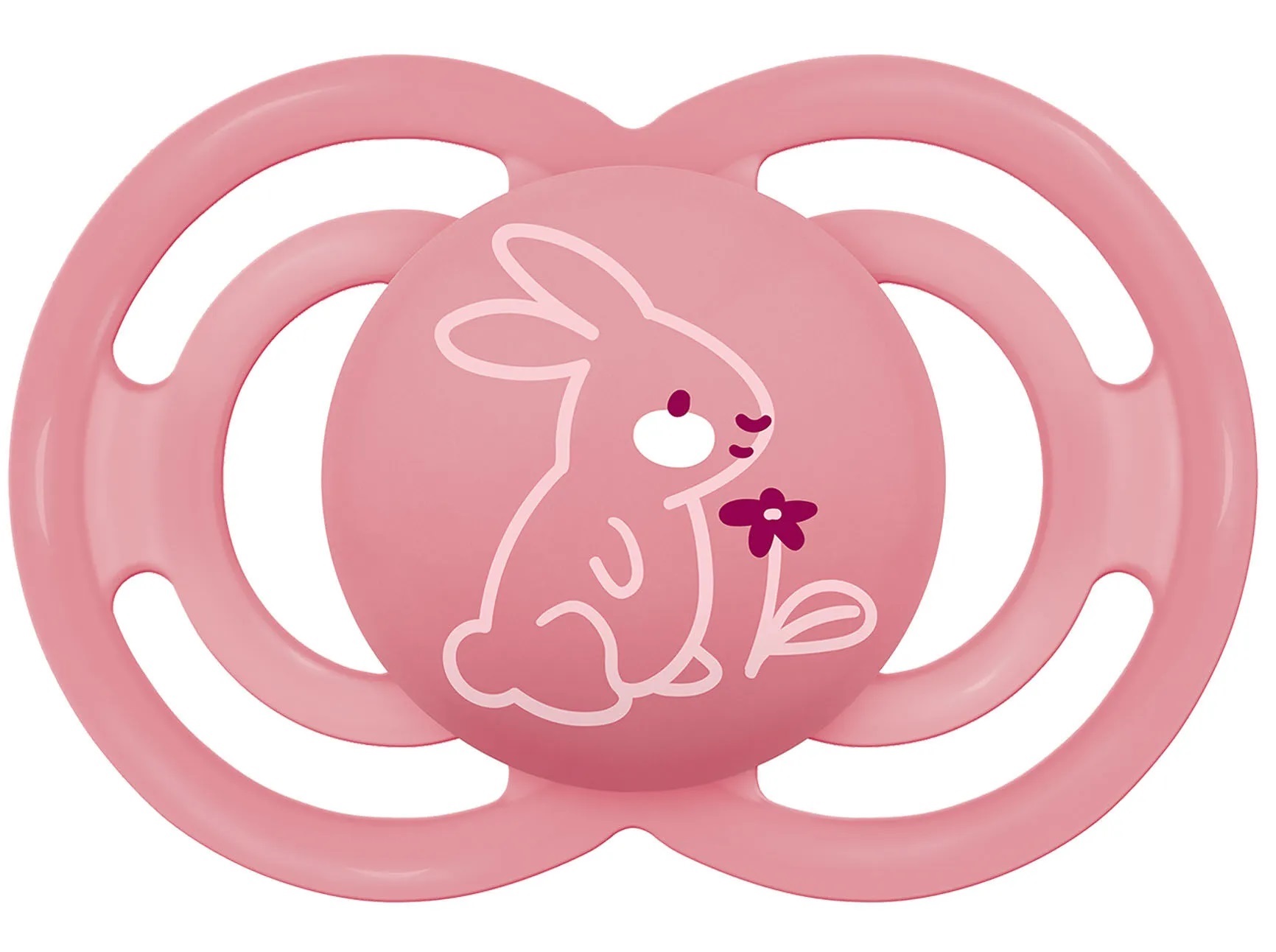 CHUPETE SILICONA PERFECT 6M+ ROSA (2 ud)