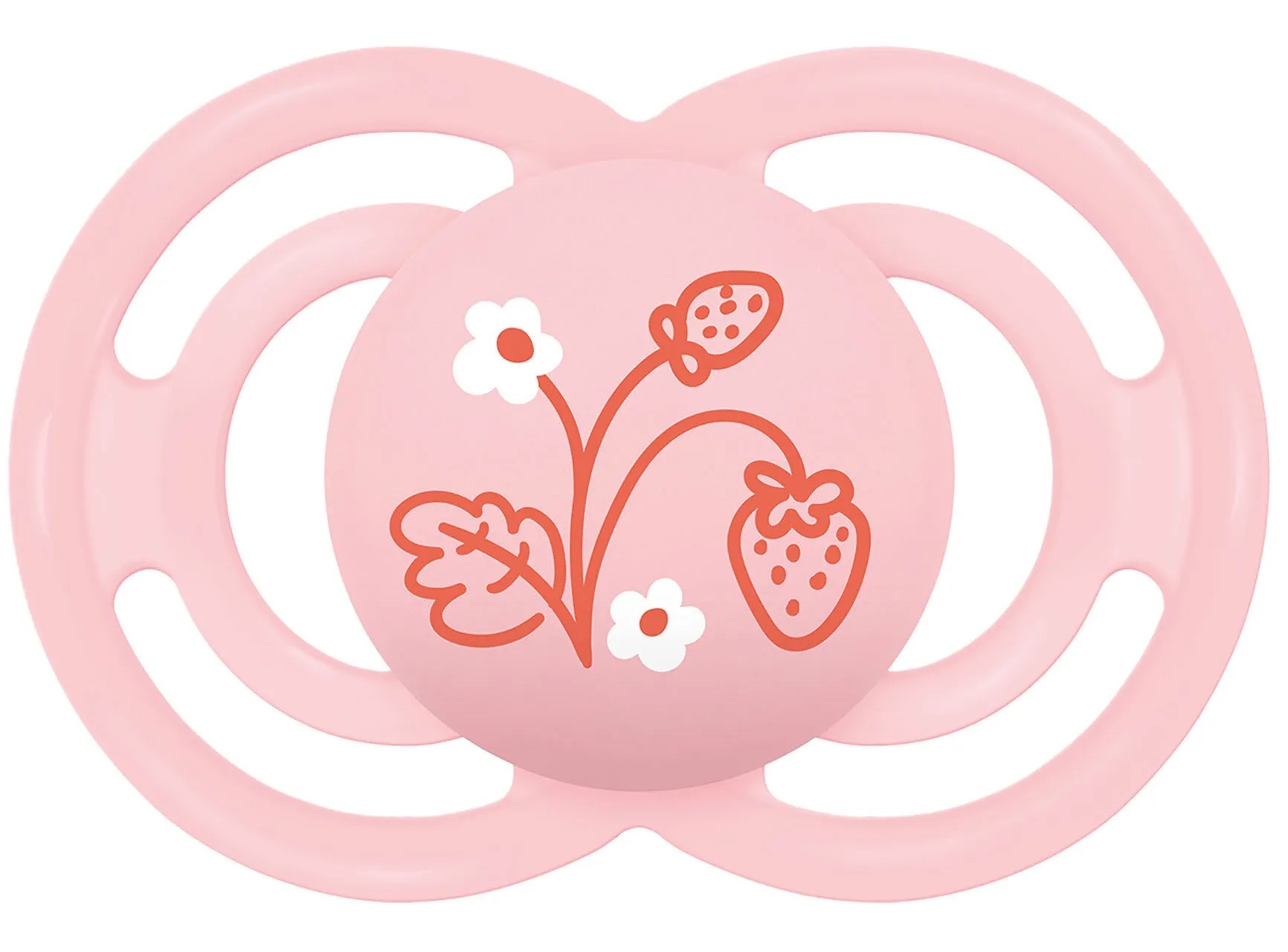 CHUPETE SILICONA PERFECT 6M+ ROSA (2 ud)