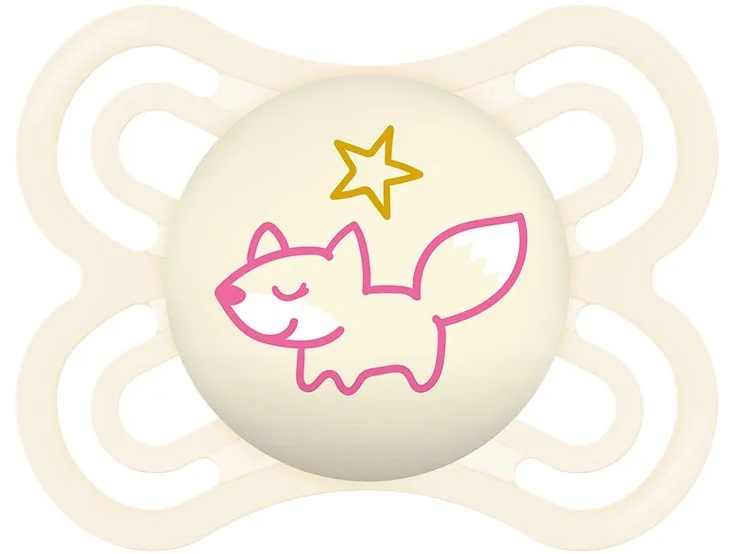 CHUPETE SILICONA PERFECT NIGHT 2-6M ROSA (2 ud)