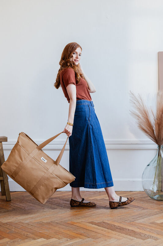 BOLSO MATERNAL MADRID XXL OCRE