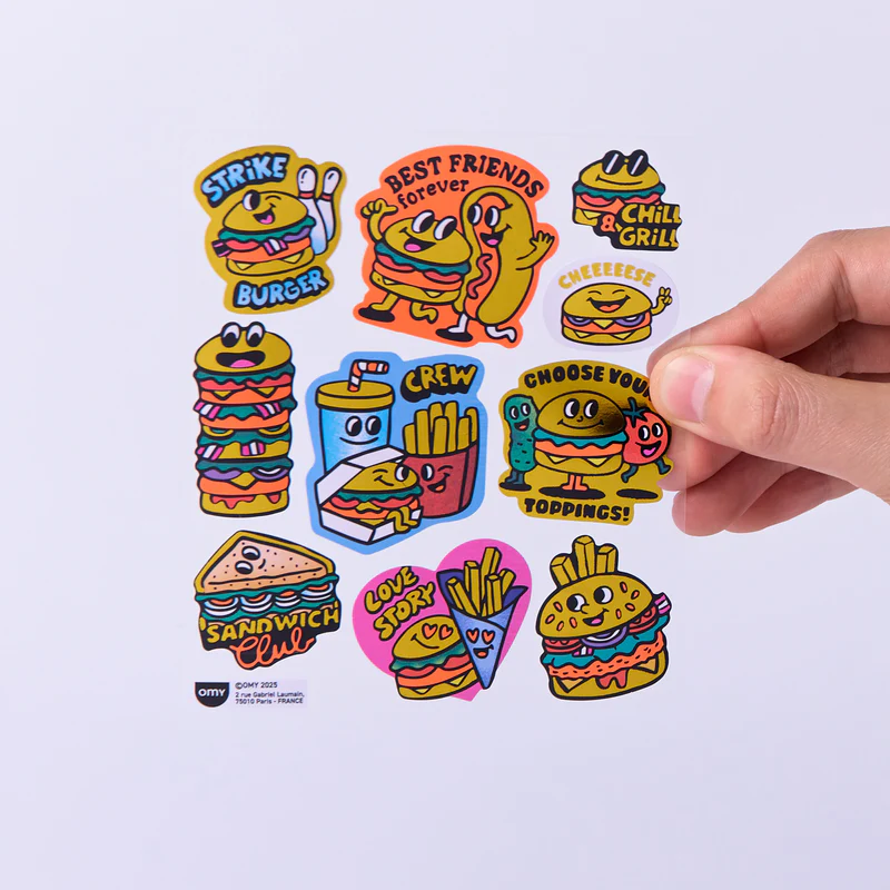 NEW STICKERS BIG BURGER
